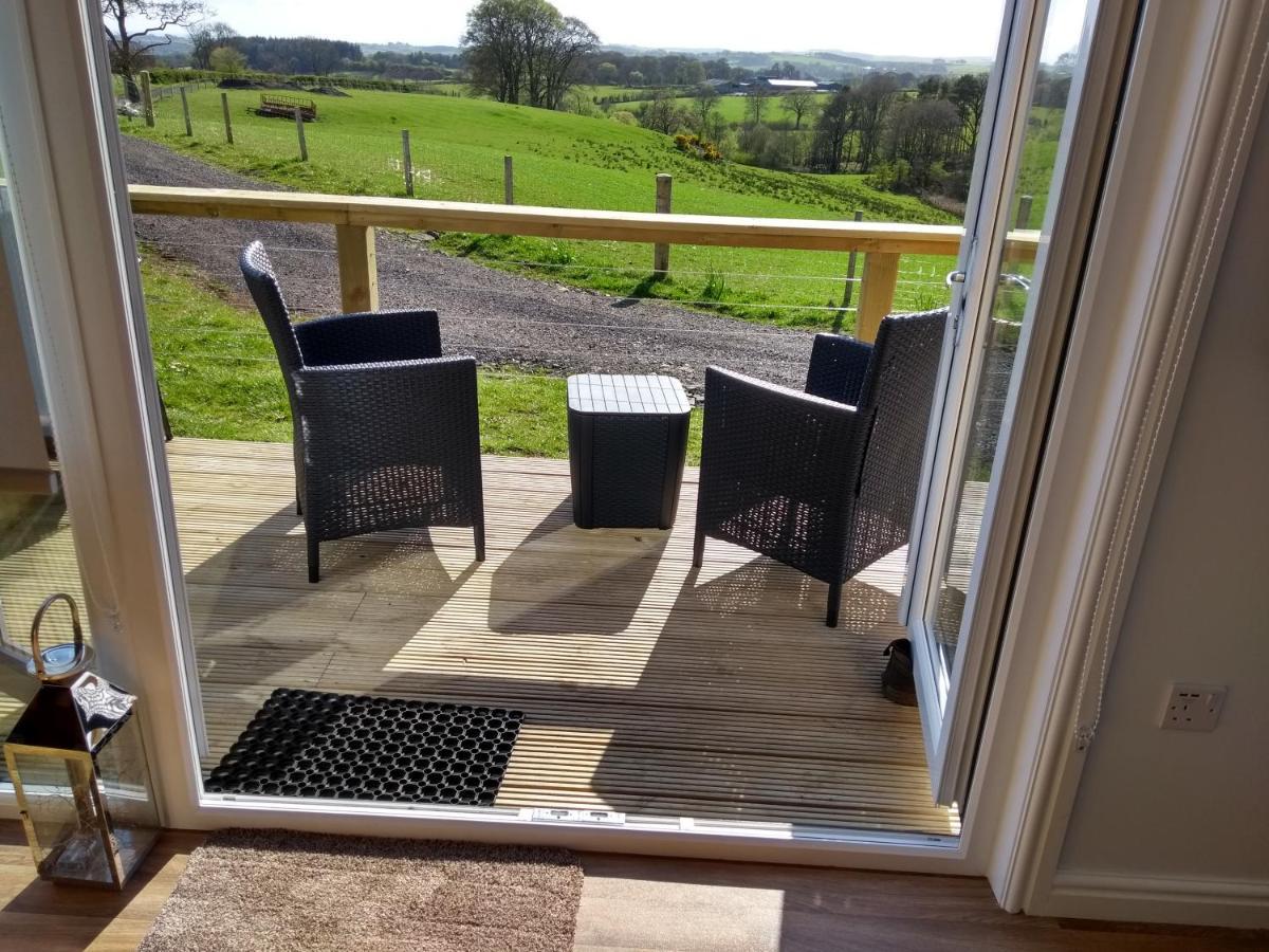 Cleeves Cabins Arran Luxury Lodge With Hot Tub Dalry  Eksteriør billede