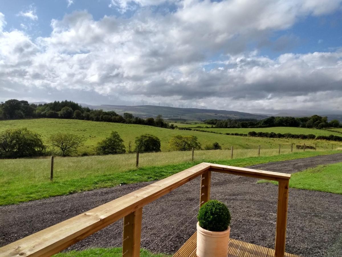 Cleeves Cabins Arran Luxury Lodge With Hot Tub Dalry  Eksteriør billede